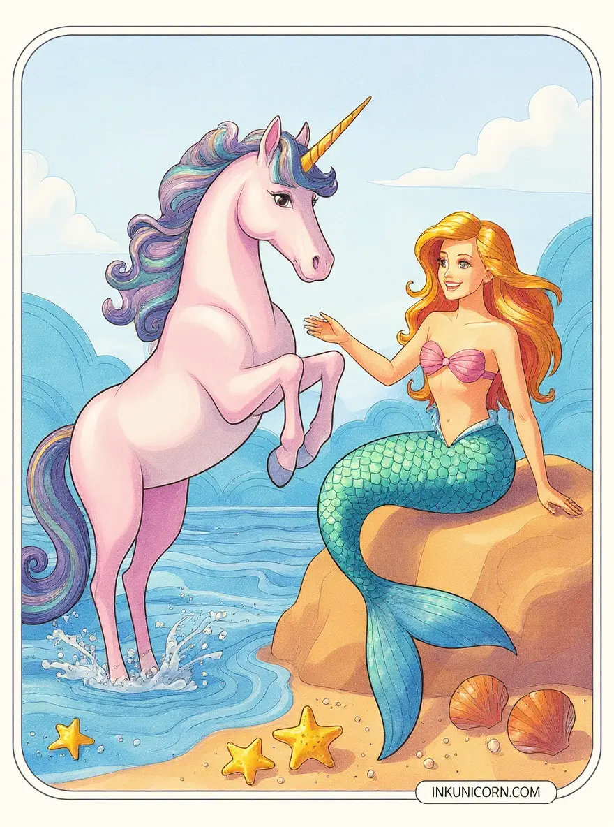 Barbie Unicorn and Mermaid Adventure