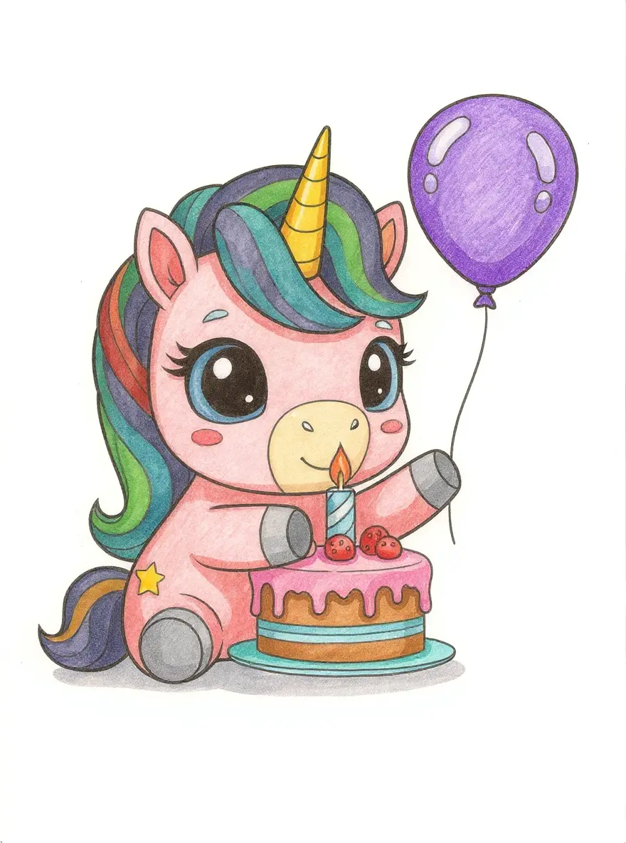 Birthday Party Unicorn