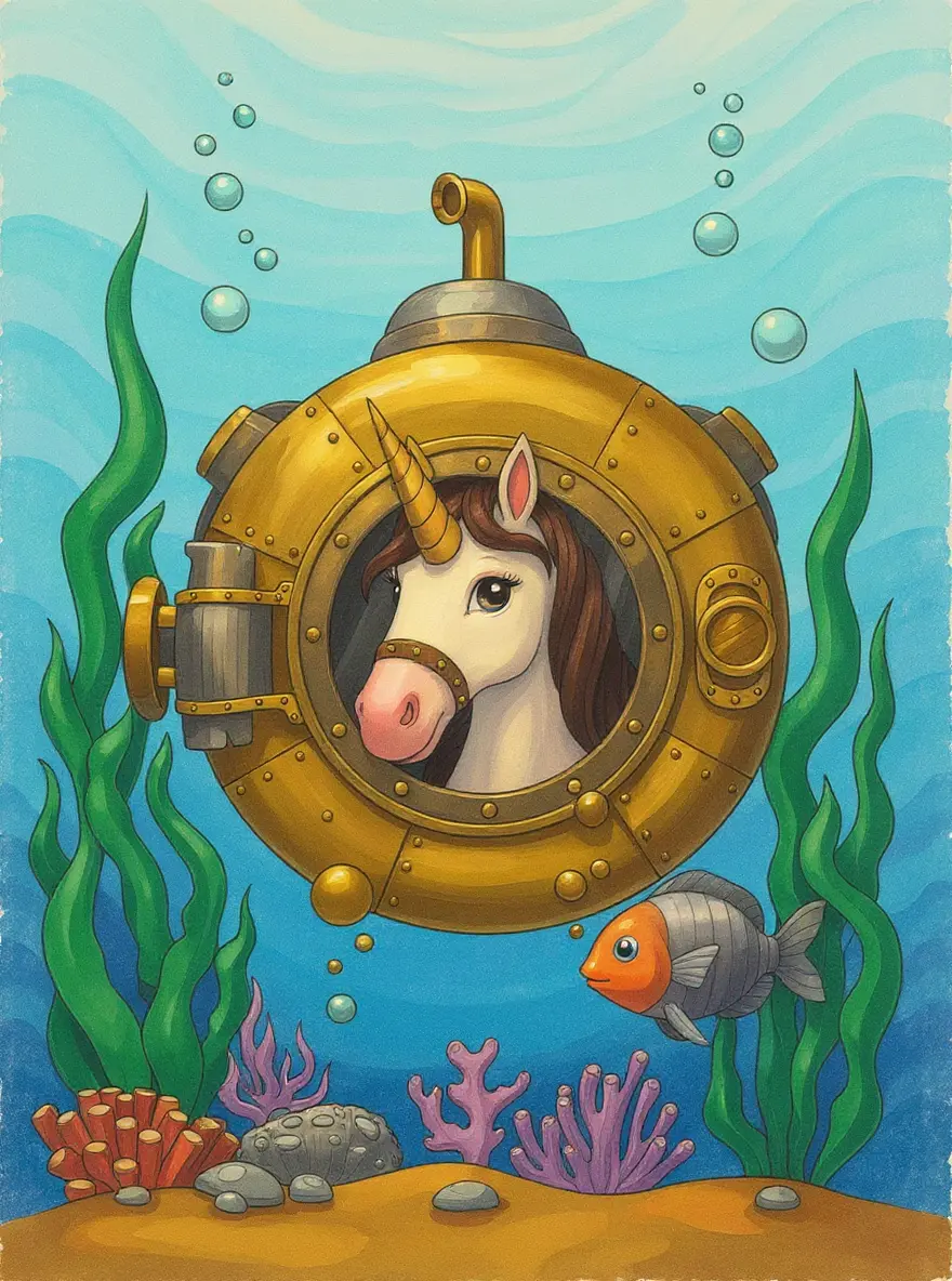 Brass Submarine Voyage