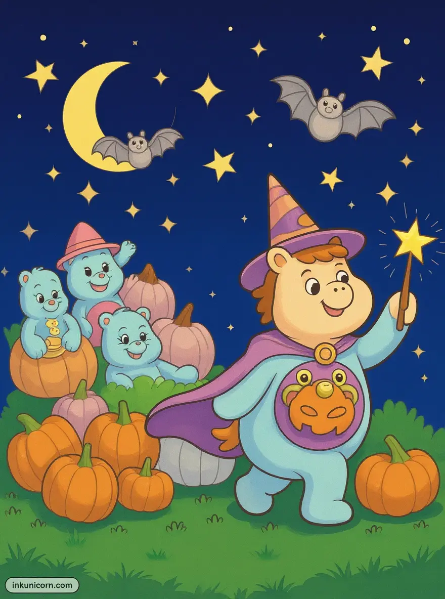 Care Bears Unicorn Halloween Night