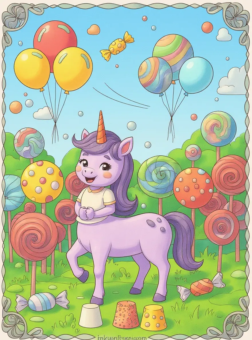 Centaur Unicorn Lollipop Treats