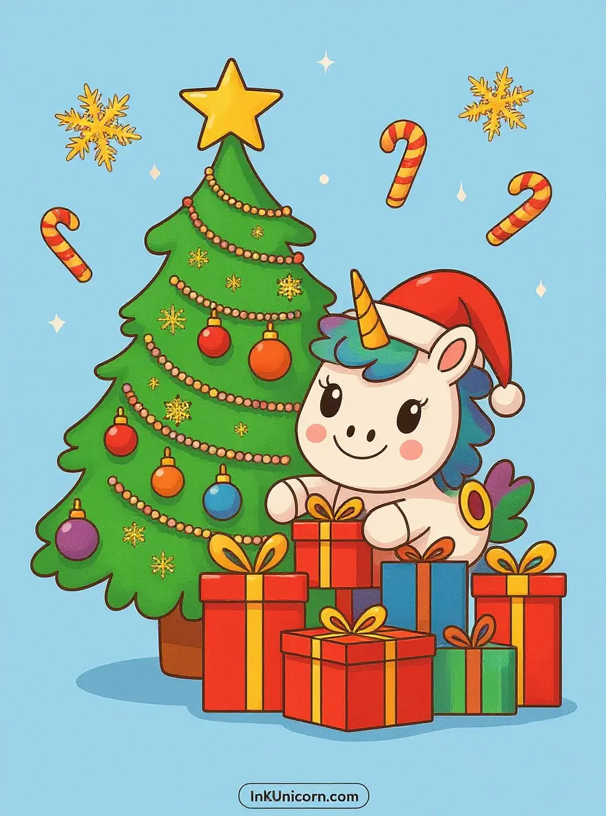 Christmas Tokidoki Unicorn with Gifts