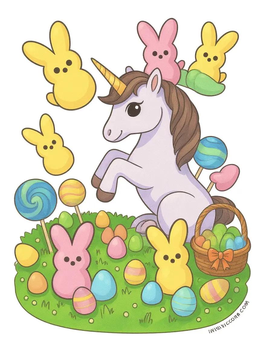 Easter Unicorn and Magical Peeps