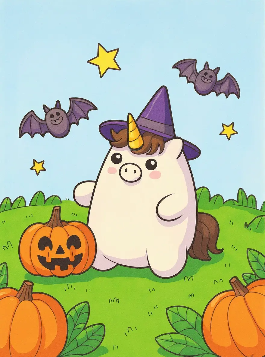 Halloween Unicorn Trick or Treat