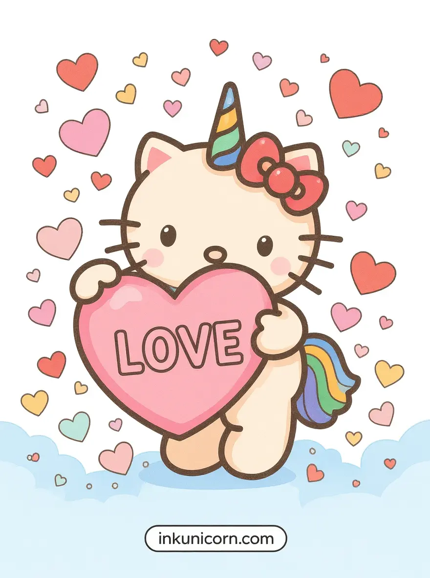 Hello Kitty Unicorn's Valentine Sweethearts