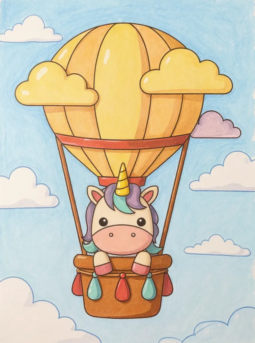 Hot-Air Balloon Unicorn Ride