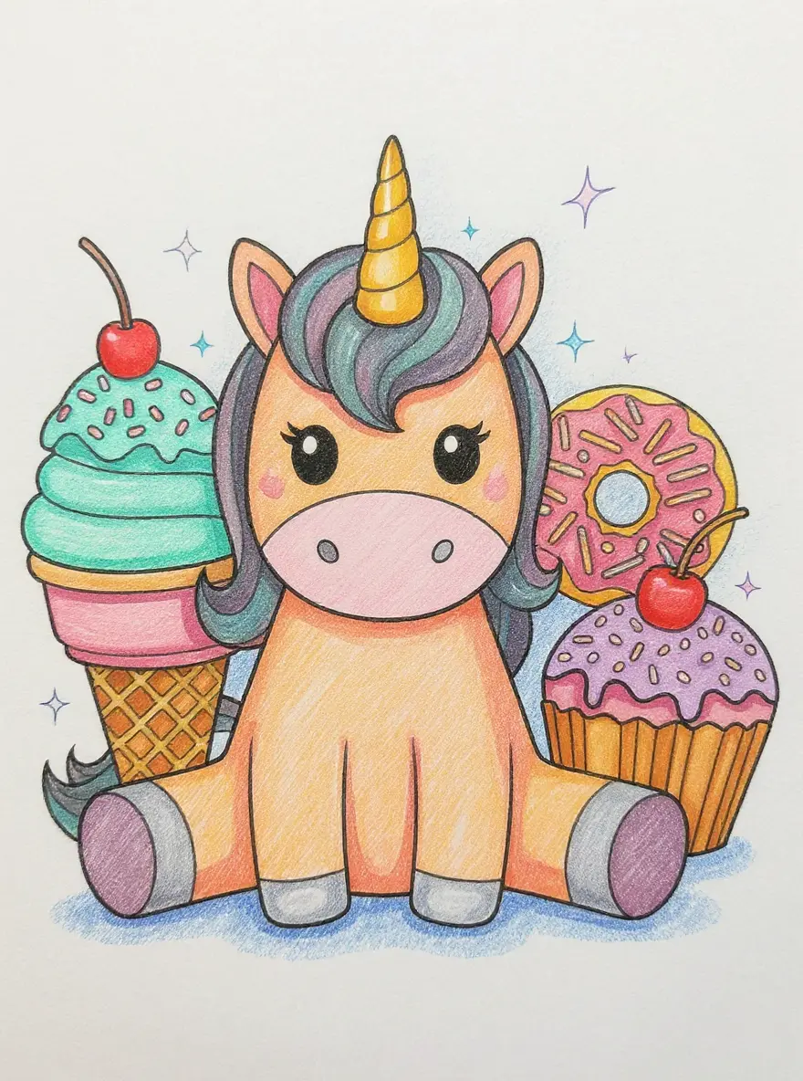Ice Cream Party Unicorn