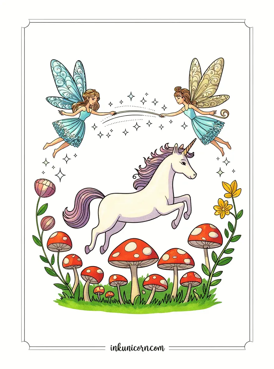 Little Twin Stars Unicorn and Fairy Ring