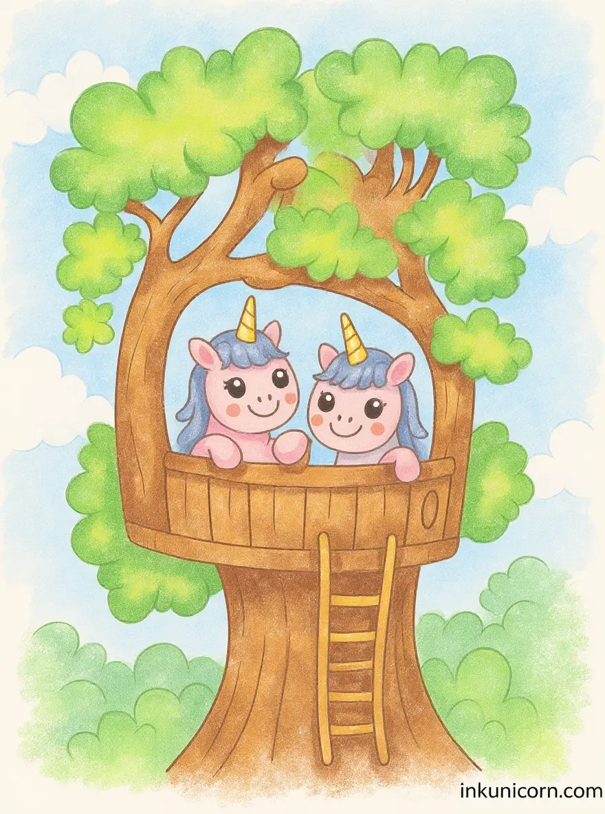 Little Twin Stars Unicorn and the Magical Treehouse