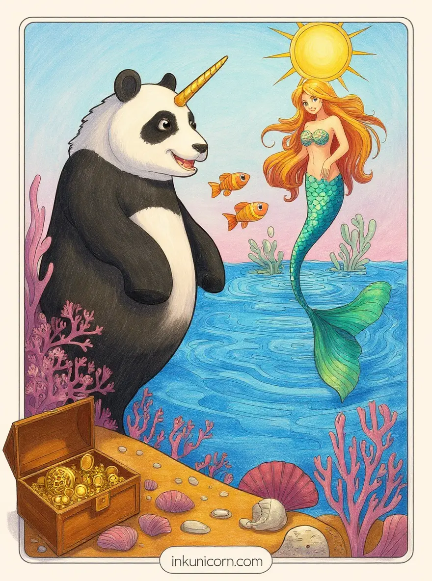 Panda Unicorn and Mermaid's Lagoon