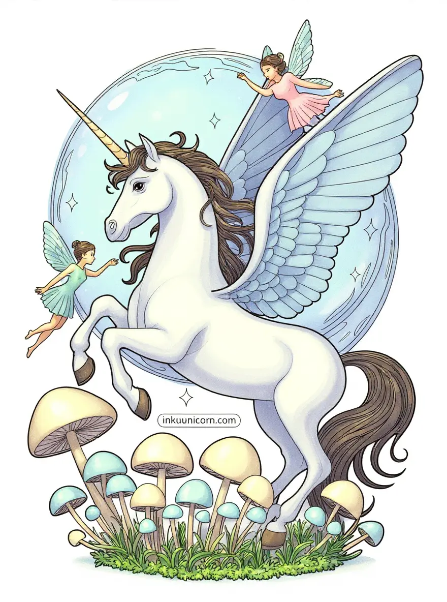 Pegasus Unicorn Fairy Ring