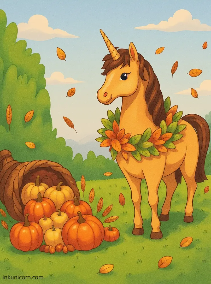 Pegasus Unicorn Thanksgiving Harvest