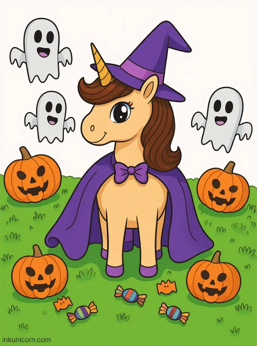 Princess Unicorn In Halloween Costume