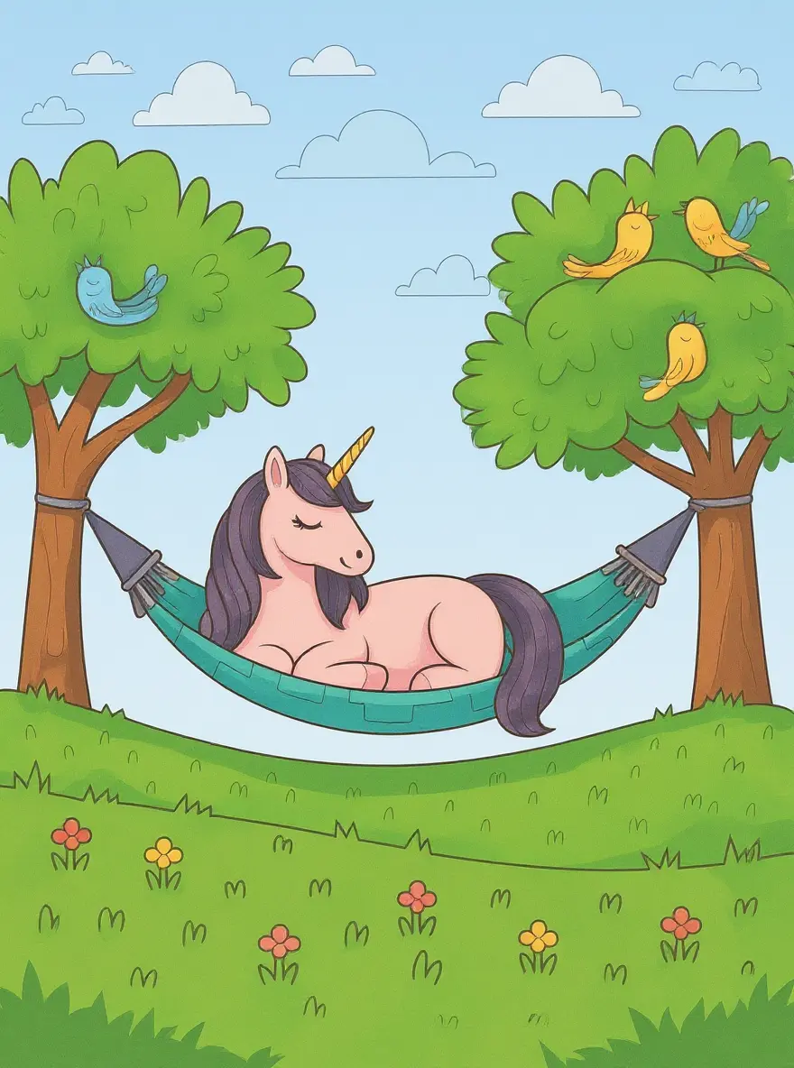 Princess Unicorn Swinging Hammock