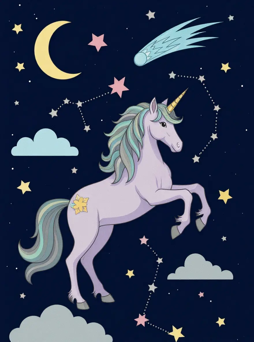 Star Constellation Unicorn