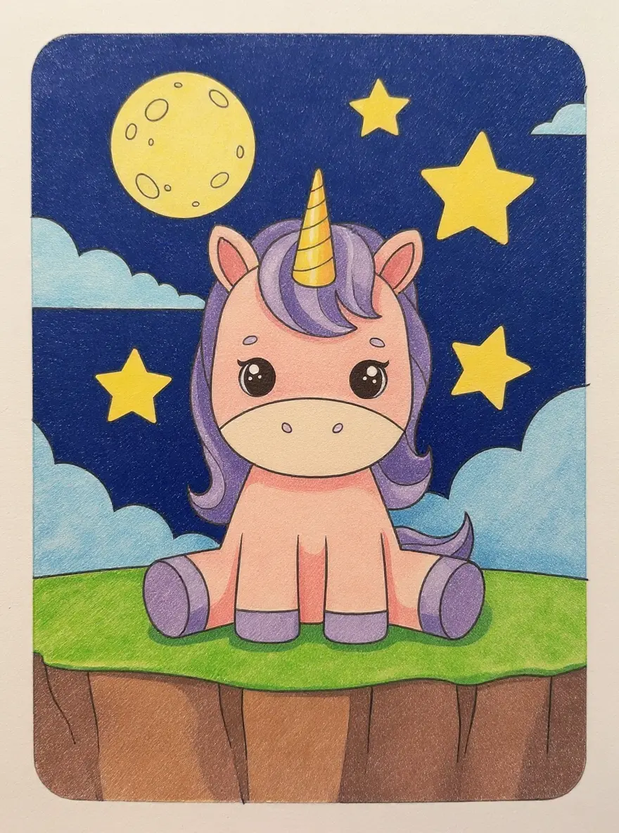 Stargazing Cliff Unicorn