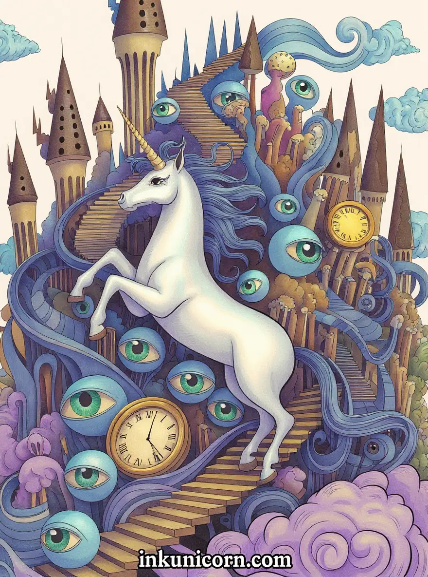 Surrealism Harry Potter Unicorn Dream