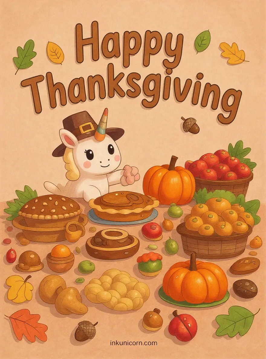 Thanksgiving Tokidoki Unicorn Feast