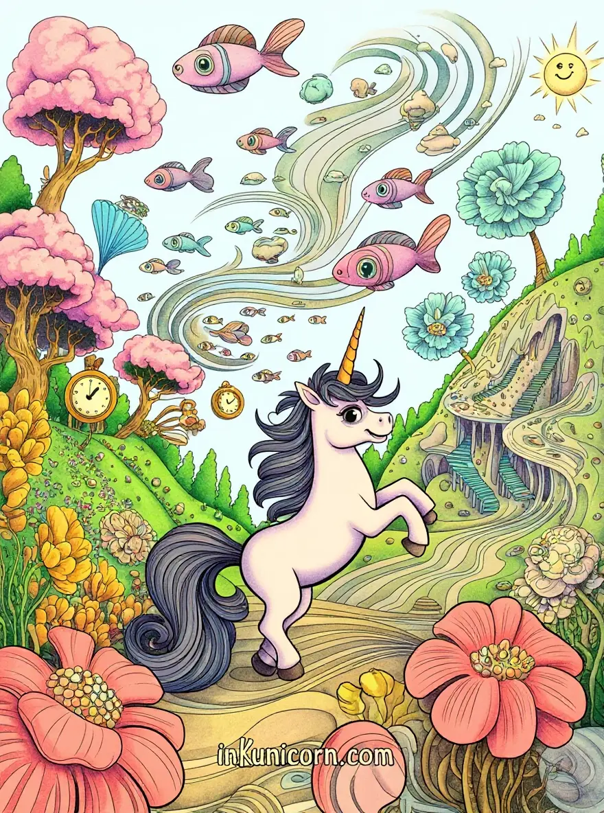 Trolls Unicorn Surreal Dreamscape