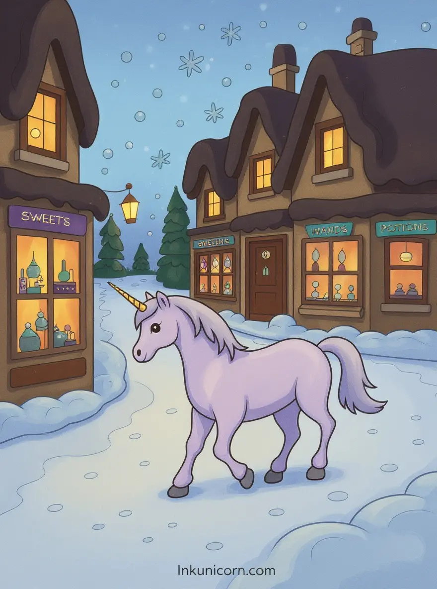 Twilight Unicorn At Hogsmeade