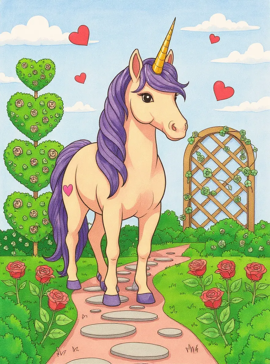 Valentine Heart Garden