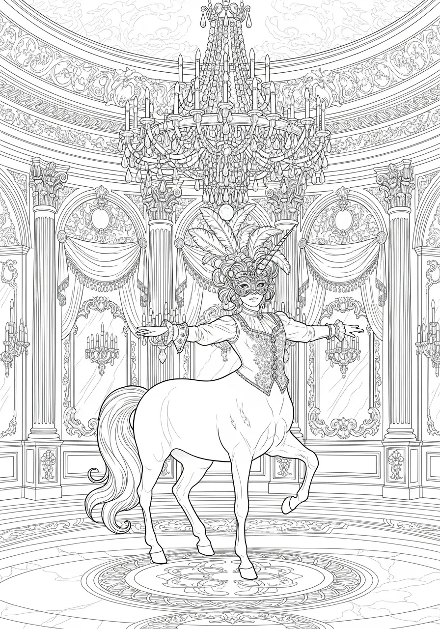Baroque Centaur Unicorn Ballroom