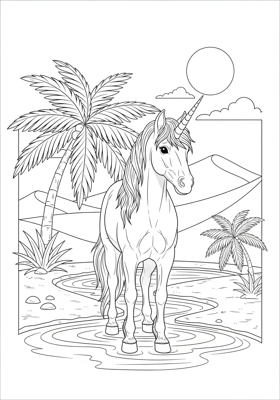 Desert Oasis Unicorn