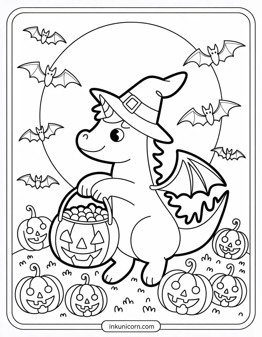 Dragon Unicorn Halloween Adventure