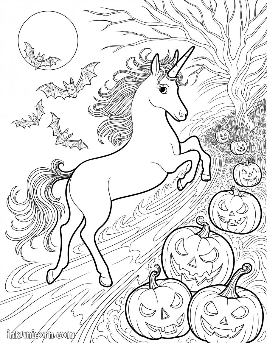 Kelpie Unicorn Halloween Night