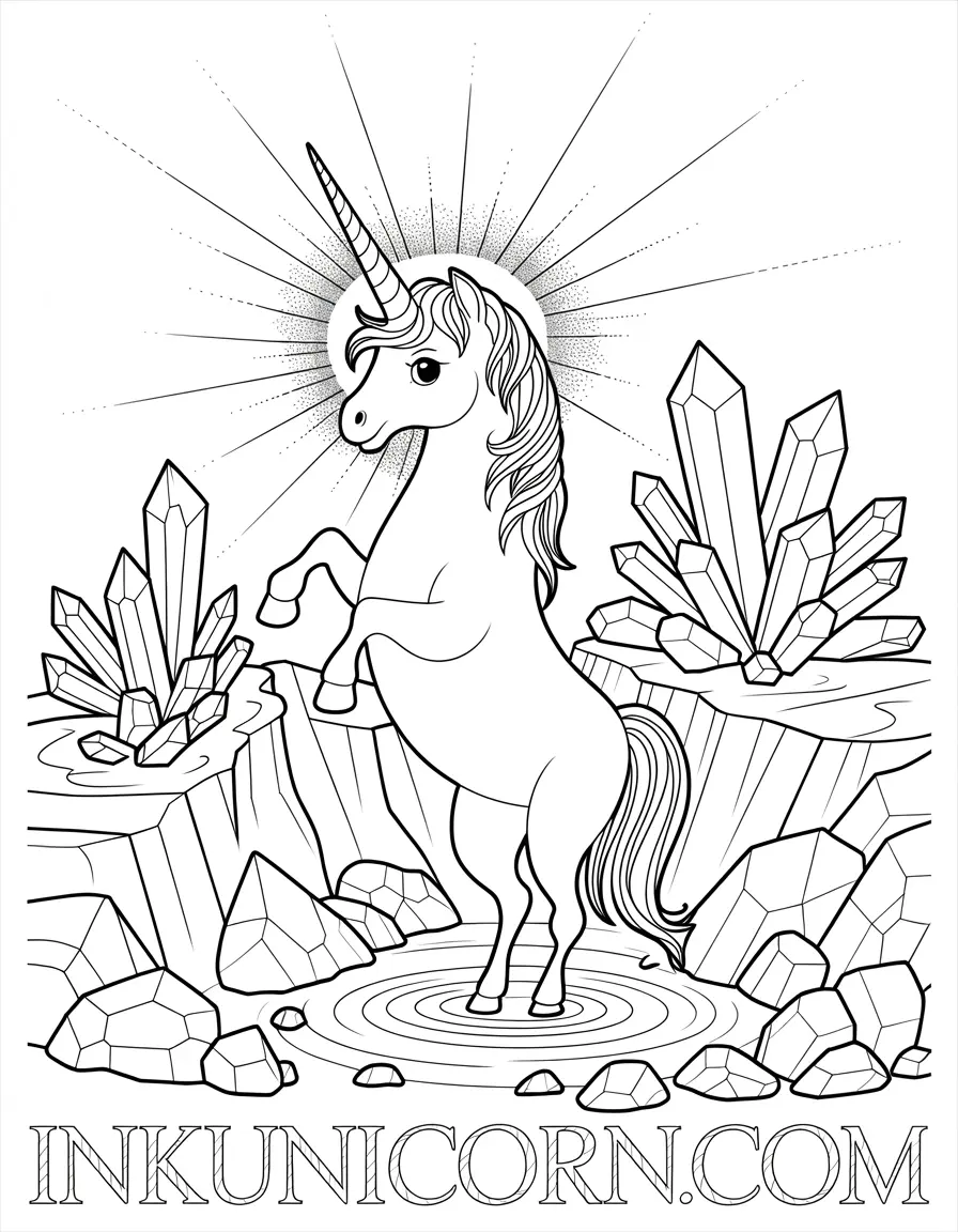 Lol Unicorn and Magic Crystals