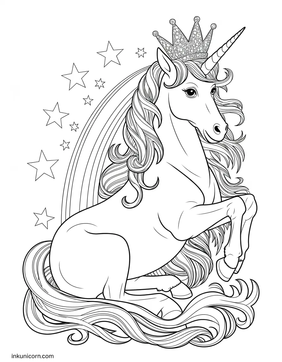 Rainbow High Unicorn with Crown