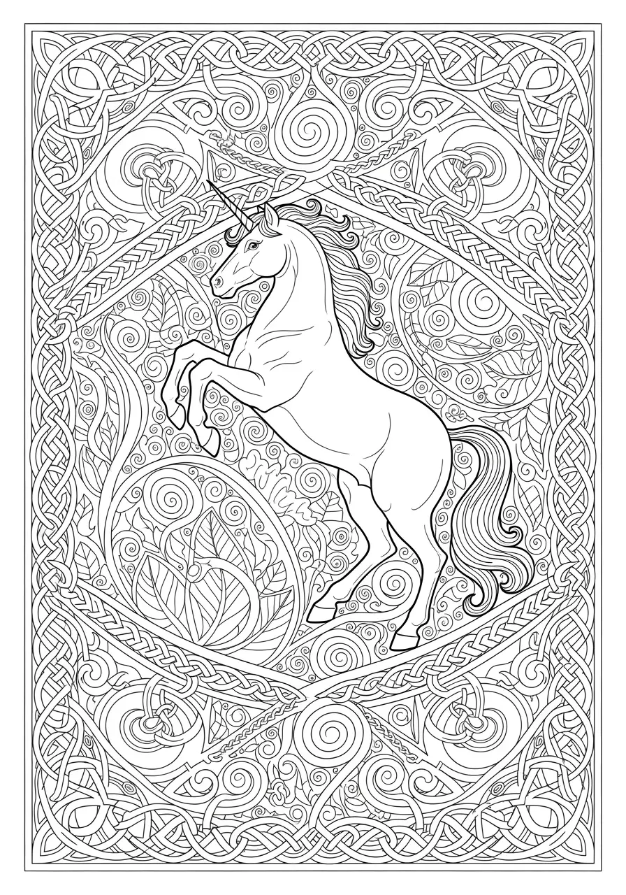 Rearing Knotwork Champion