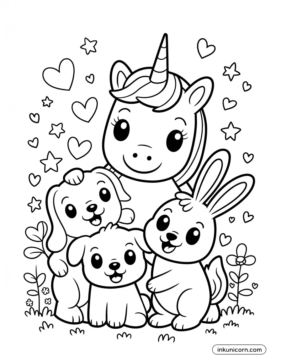 Tokidoki Unicorn and Friends Group Picture