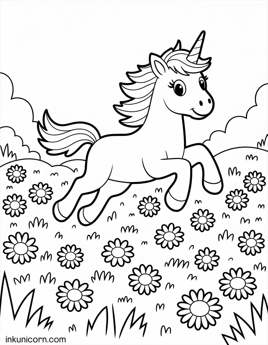 Unicorn and Daisy Meadow